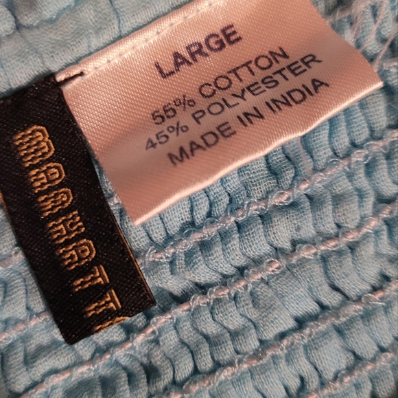 Blue Lace Maxi Dress - Picture 6 of 6